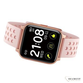 Smartwatch damski z różowym paskiem 'Różowy Sport' RNCE58RIBX03AX (1).jpg